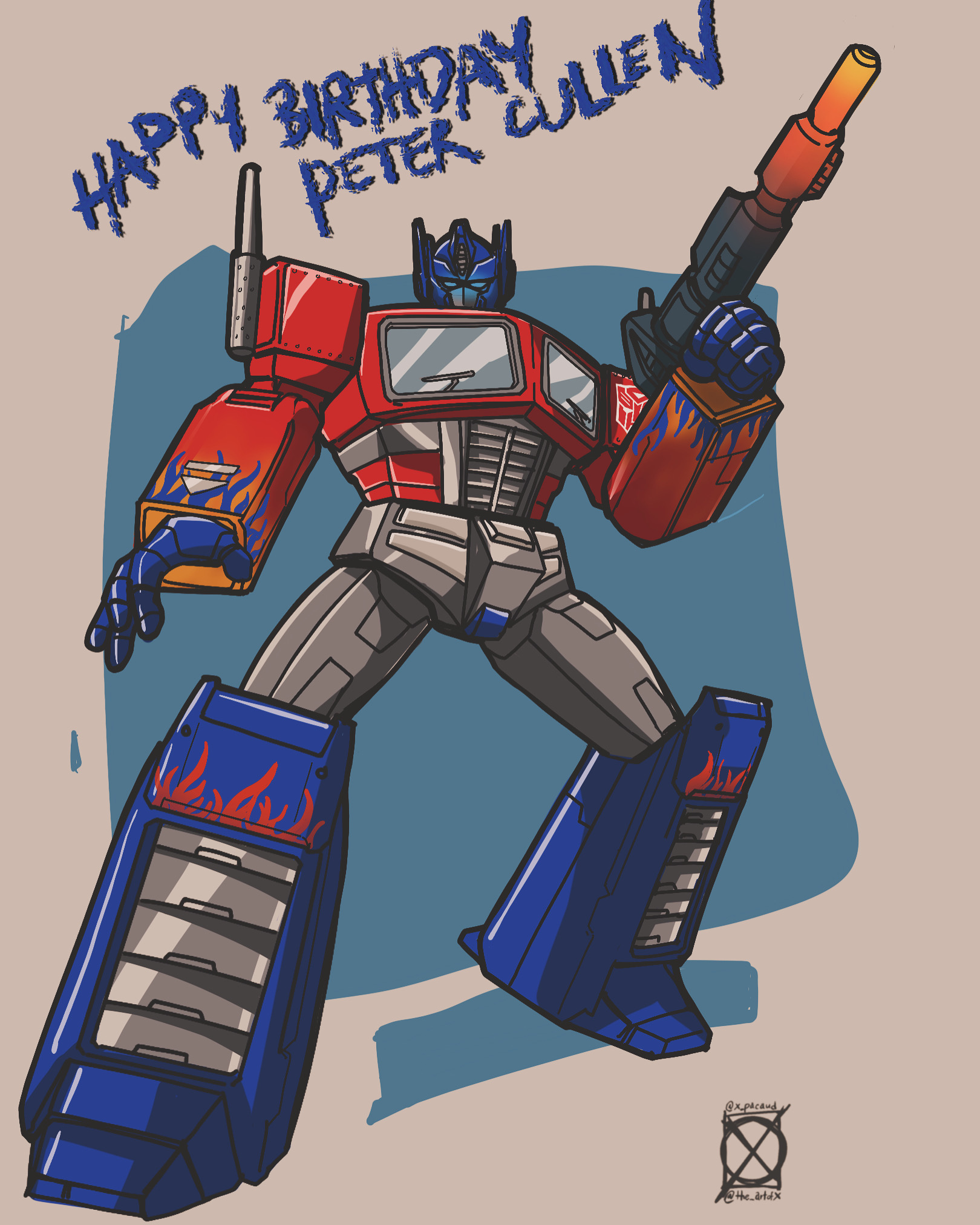 Birthday edition Optimus Prime