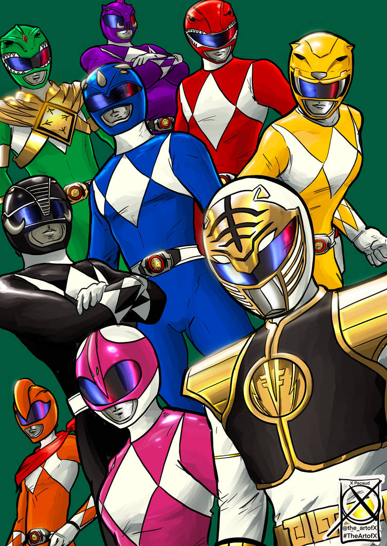 Power Rangers Day by Xtophe on DeviantArt