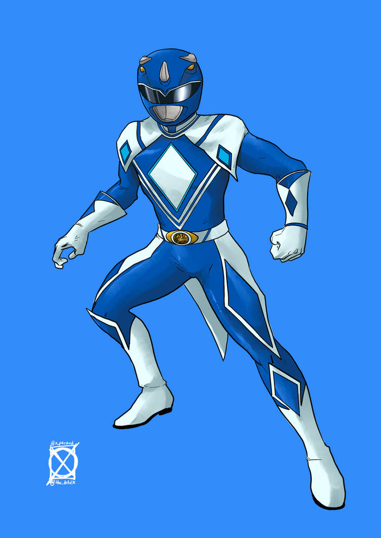 Blue Ranger Kick Blue Ranger (redesign) by Xtophe on DeviantArt