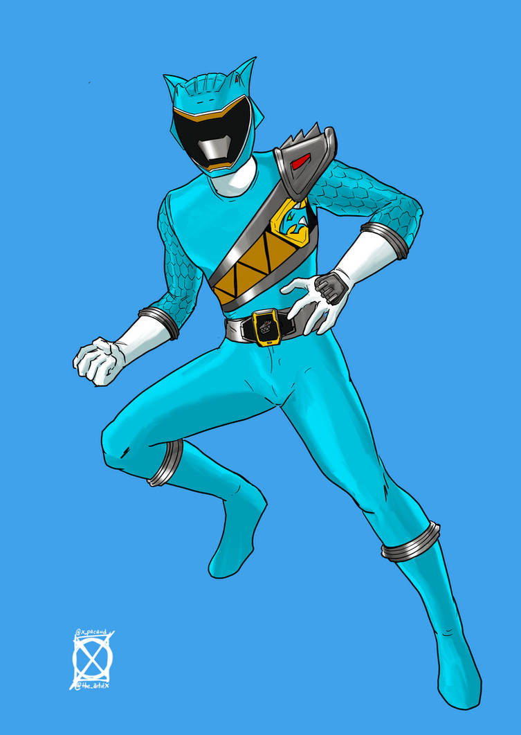 Dino Charge Aqua Ranger by Xtophe on DeviantArt