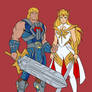 Matsuda He-Man and Stevenson She-Ra