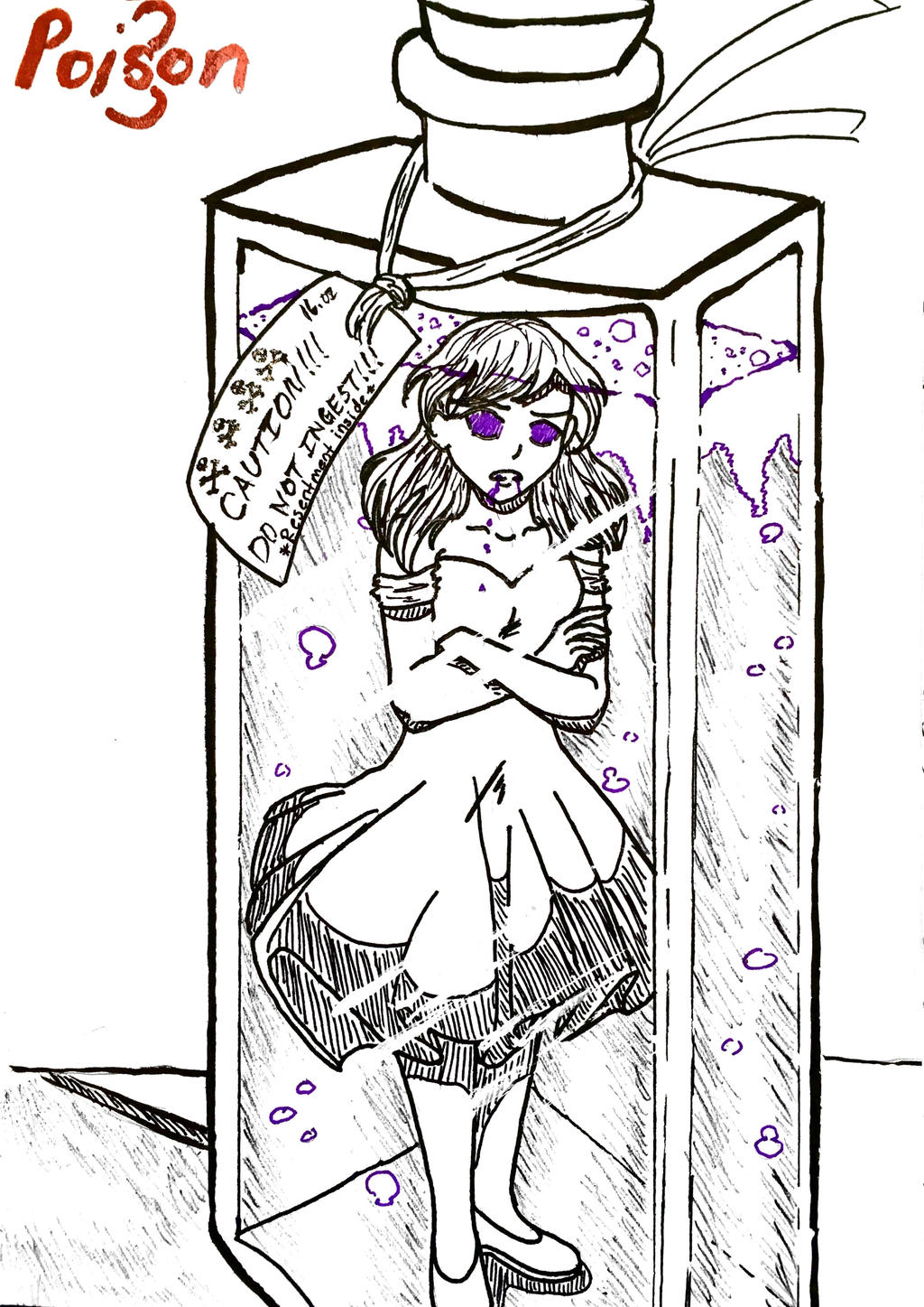Inktober 3 - Poison