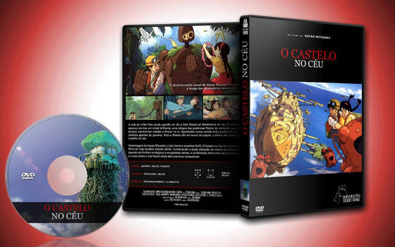 Castle in the Sky DVD Cover (with Label)