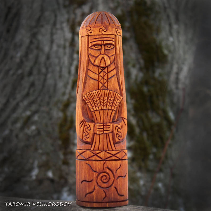Yarillo Yarilo is a carved wooden statue of a figure by YaromirVelikorodov on ...
