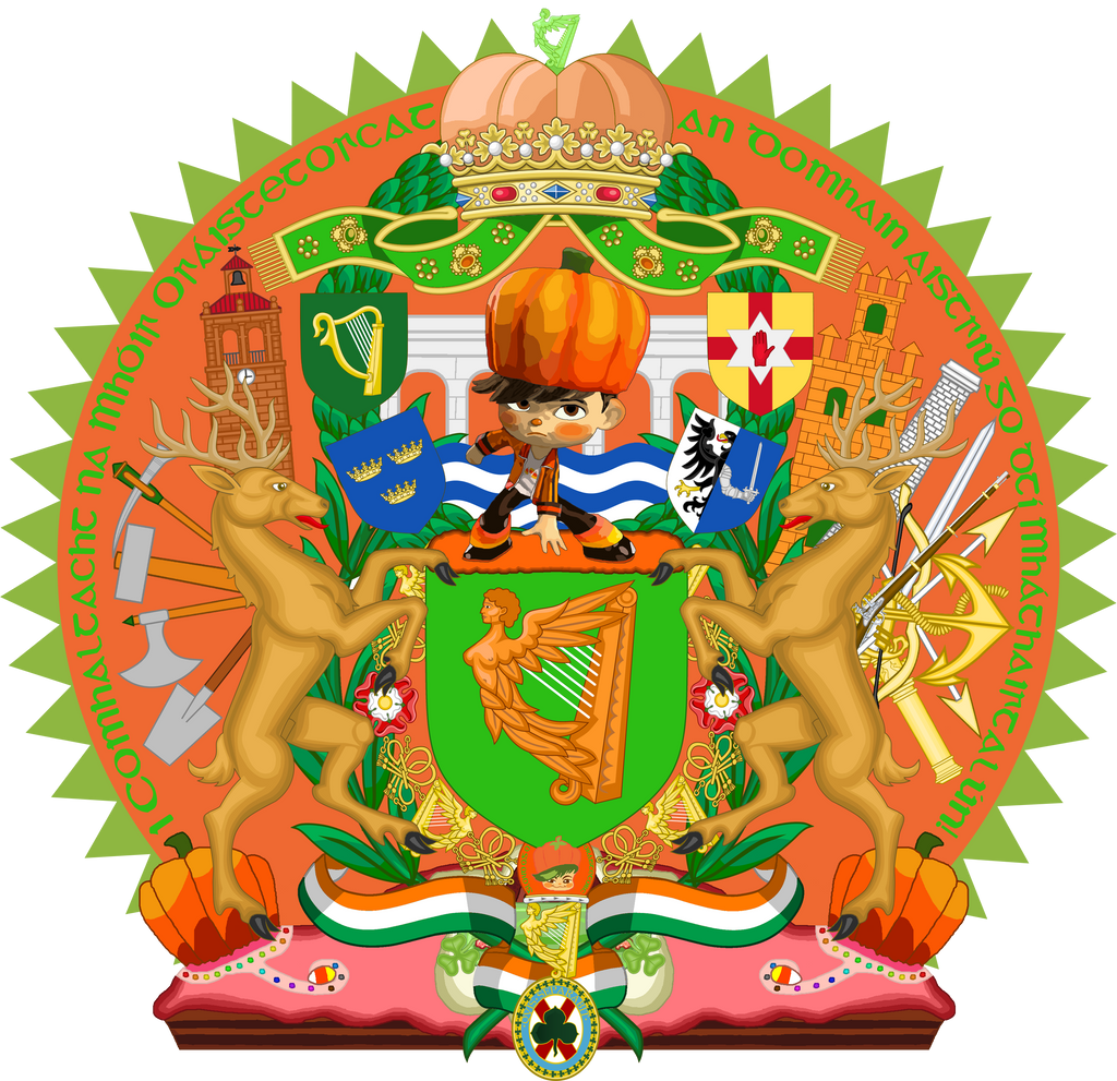 Greater coat of arms of Pumpkin Ireland (IM) by Greater coat of arms of Pumpkin Ireland (IM) by