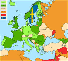 Eric4e's opinion map of Europe