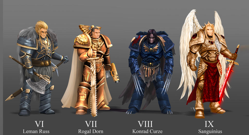 Warhammer 40 K Primarcs The next 4 by Schnedler on DeviantArt