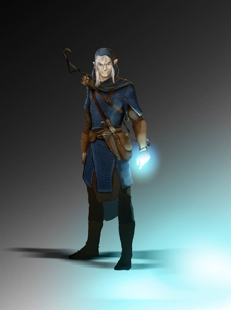 Elven mage rogue by Schnedler on DeviantArt