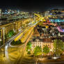 Stuttgart City by Night wide angel version