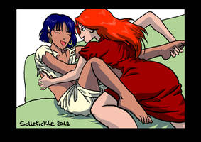 Nadia tickles by Grandis