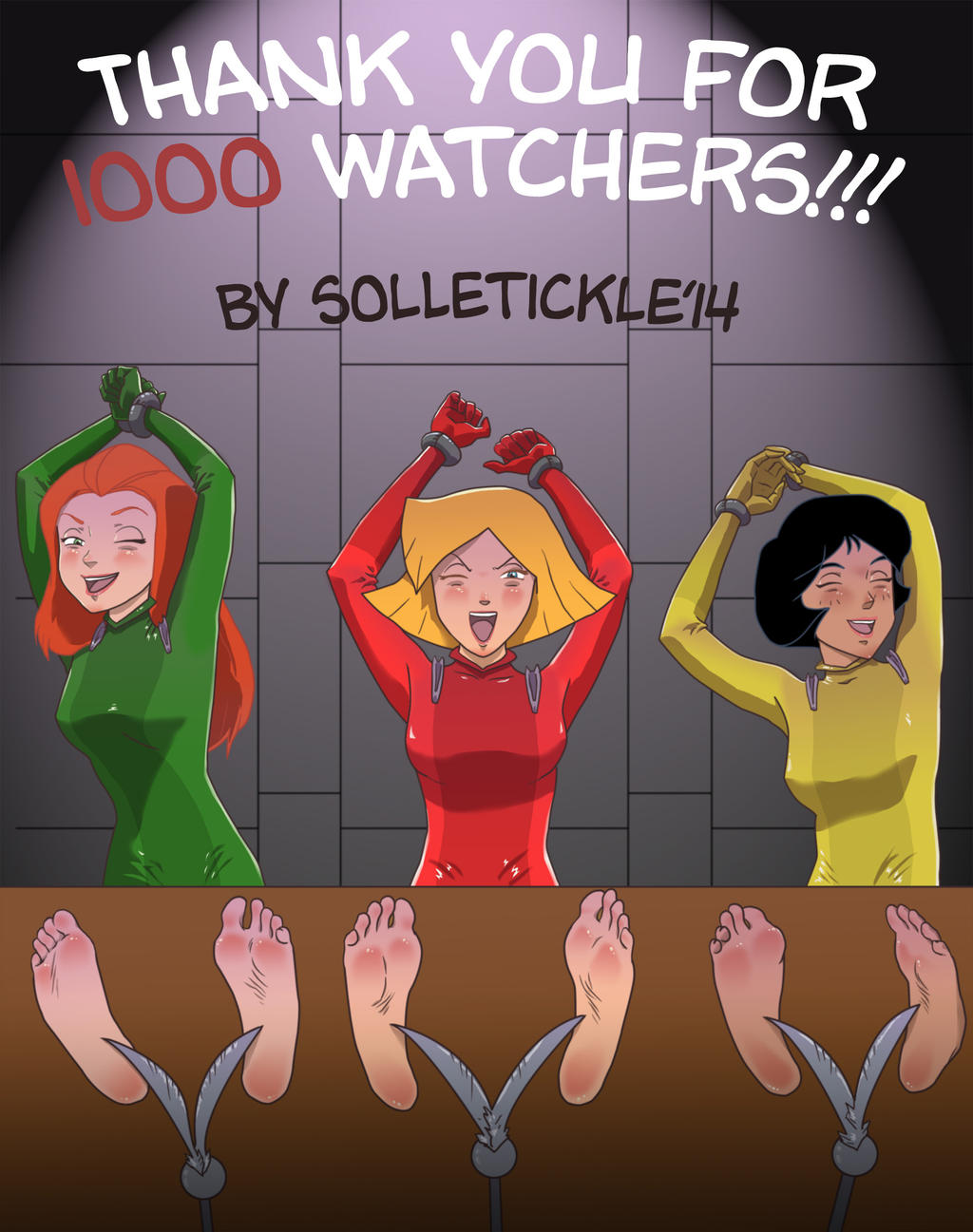Totally Spies Tickled By Solletickle On Deviantart 