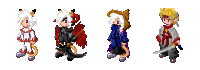 FFXI sprites blm,whm drk,sam