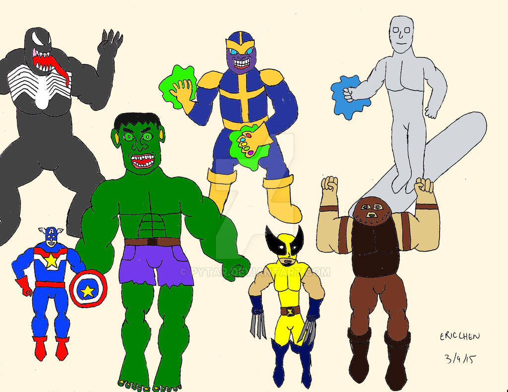 Dc Pytar Marvel Superheroes and Villains Fanart by Pytar on DeviantArt