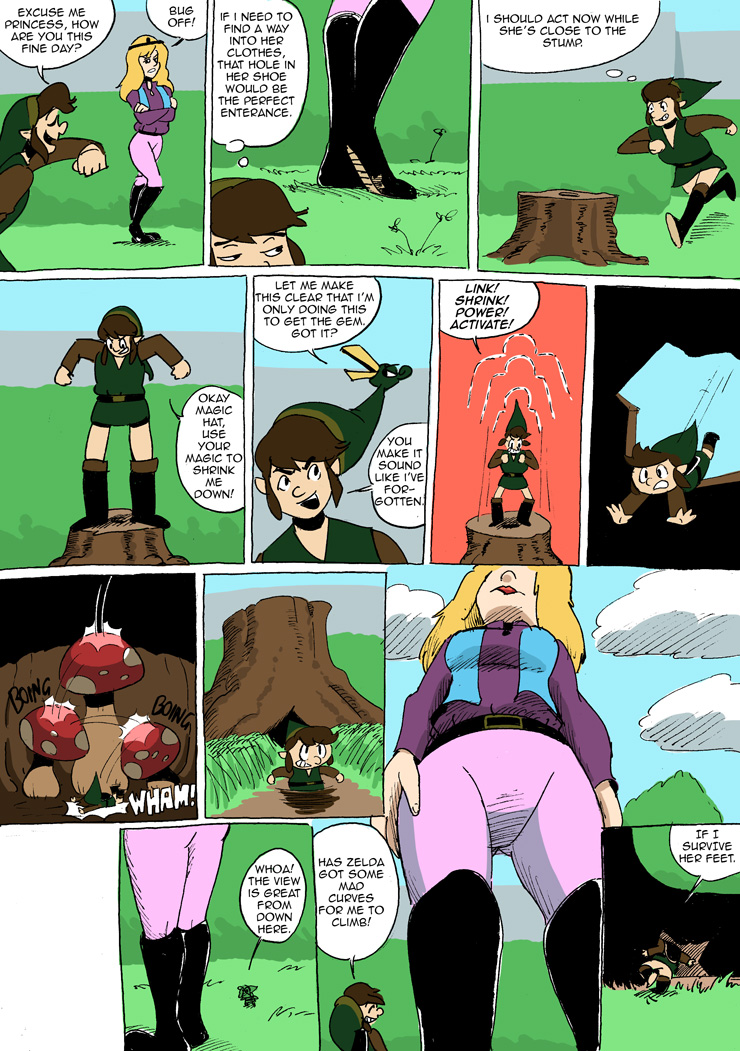 Zelda: A Link Between Legs pg.1