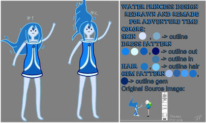 Water Princess Design Remade-Adventure Time by Andrasfu1027