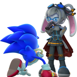 Auria Defeats Classic Sonic
