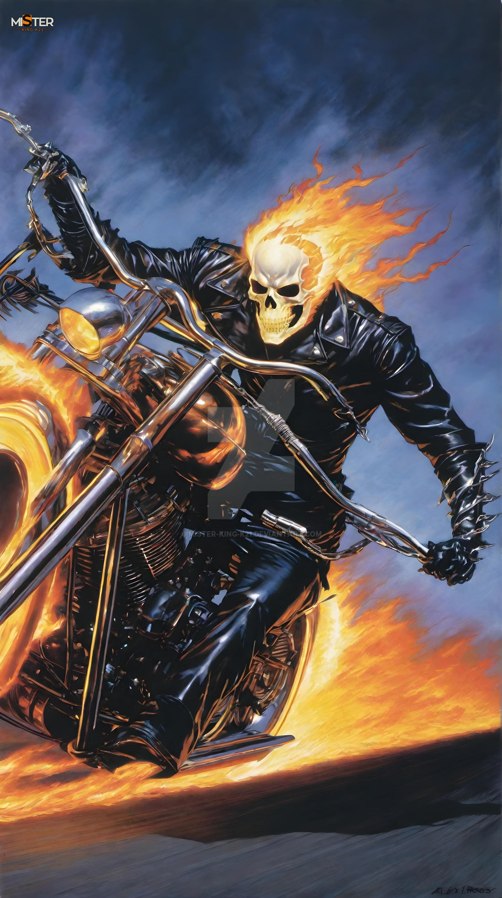 Marvel The Rider ghost rider marvel by MISTER-KING-K21 on DeviantArt