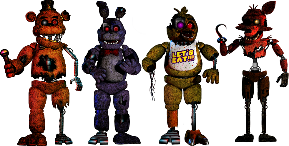 Withered foxy swap by NightmareFred2058 on DeviantArt