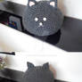 huge crochet cat