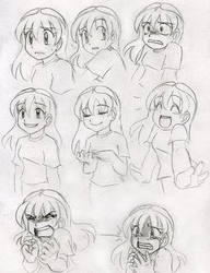 Anime Expressions (Girl)