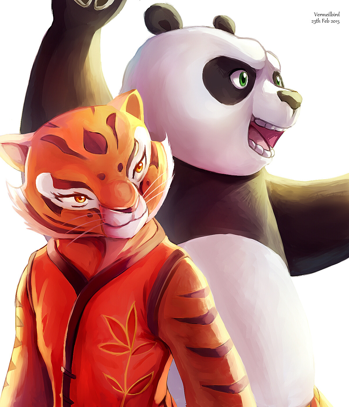 Tigress And PO By Vermeilbird On DeviantArt tigress-and-po-by-vermeilbird-on-deviantart