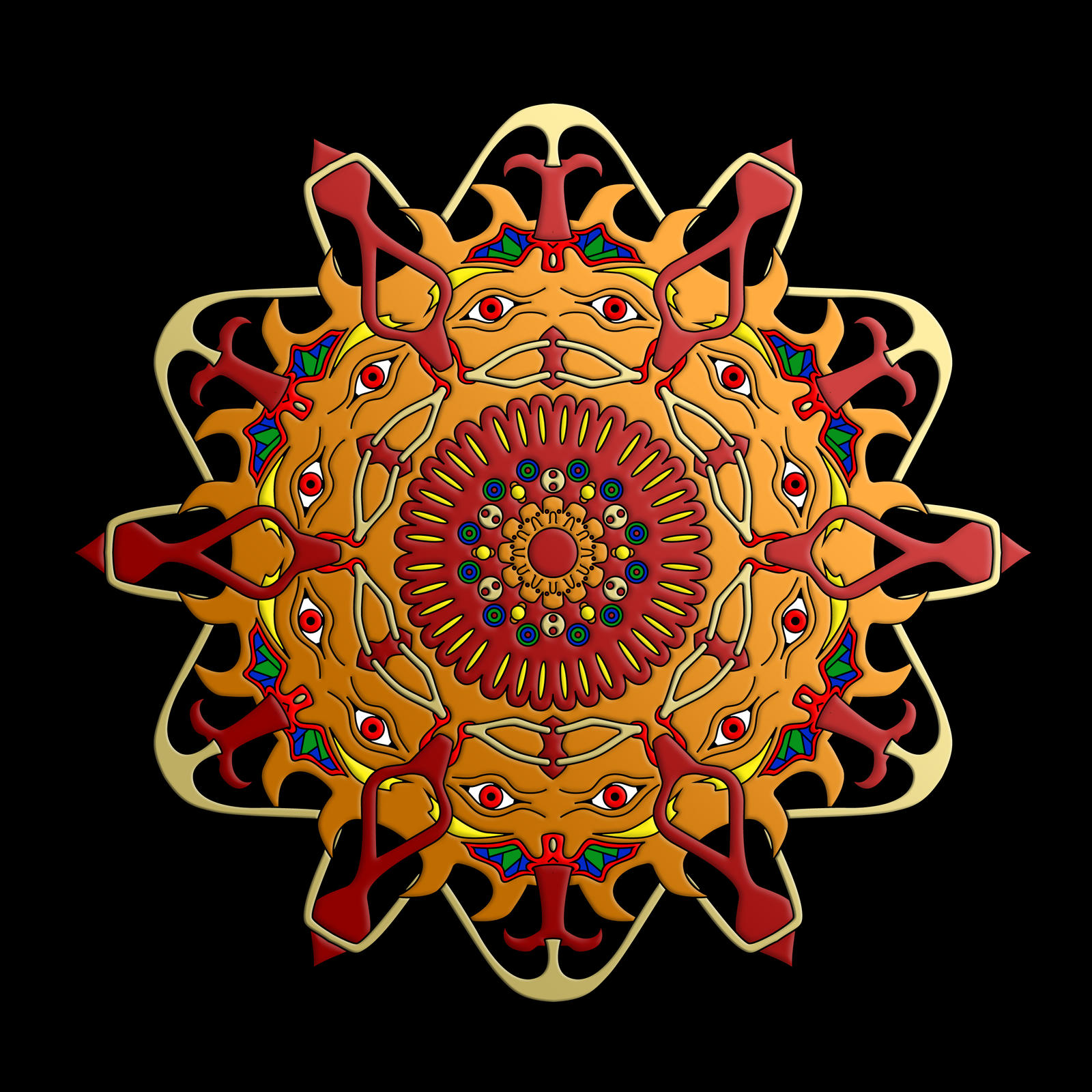Mandala Demon by Toastical on DeviantArt