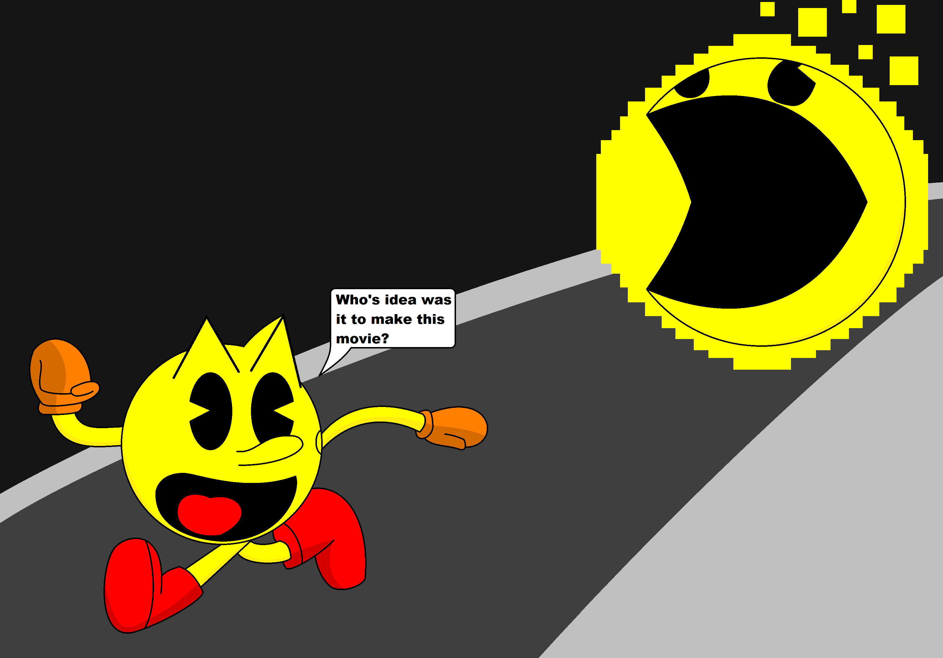 Bad Pacman Pac-Man's a Bad Guy by sonicsmash328 on DeviantArt