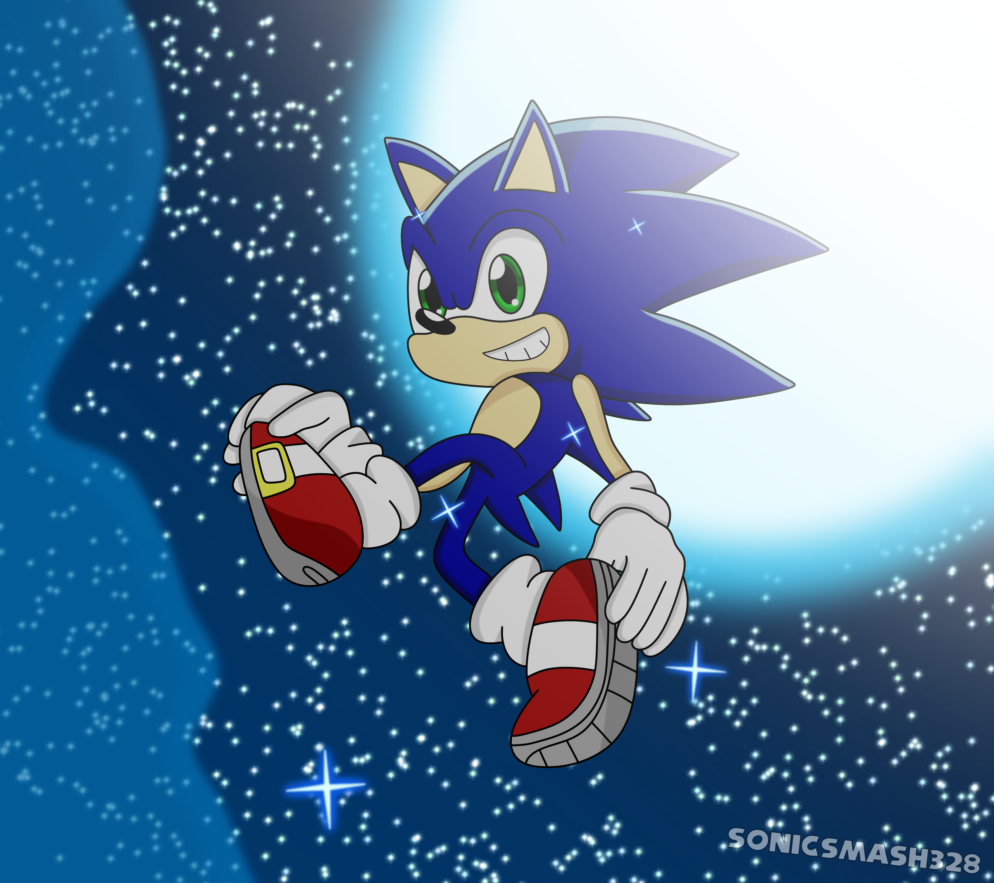 Classic Sonic the Hedgehog by BlueTyphoon17 on DeviantArt