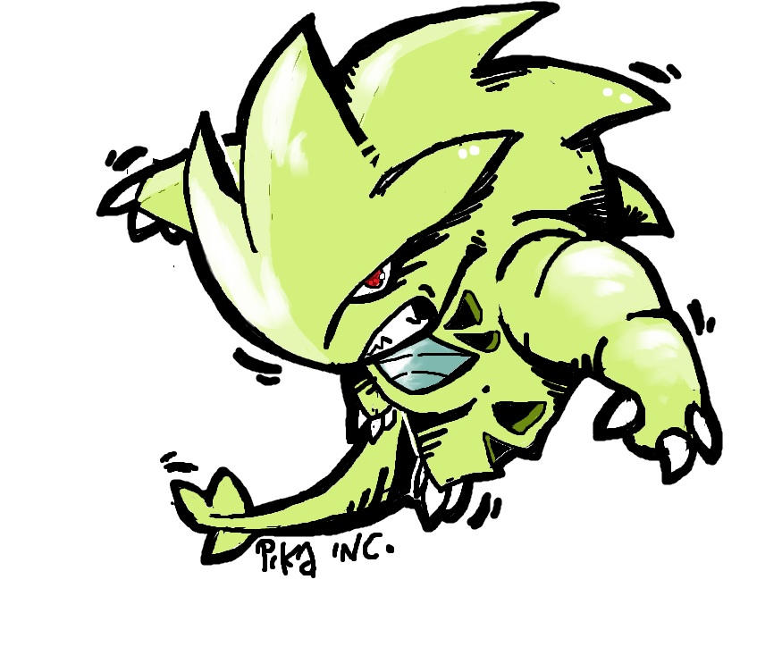 Tyranitar Paint by Pandattackachu on DeviantArt