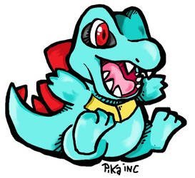 Totodile Paint