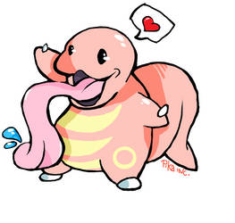 Lickitung paint mousedrawing