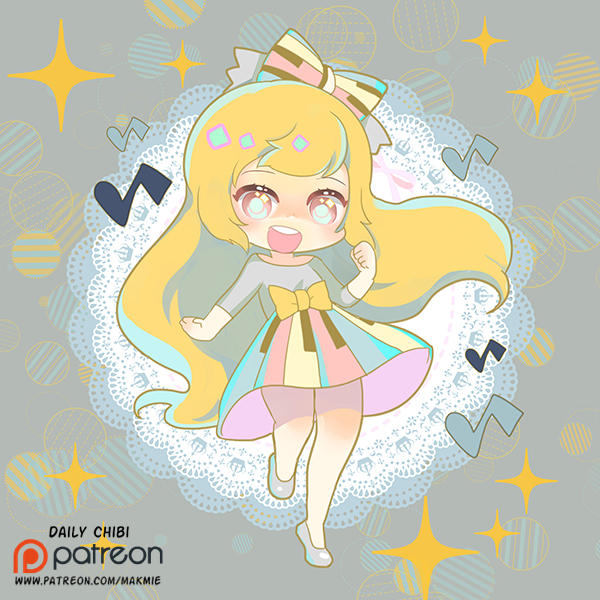 Daily Routine Chibi Project Daily Chibi 16 by VeggieStudio on DeviantArt
