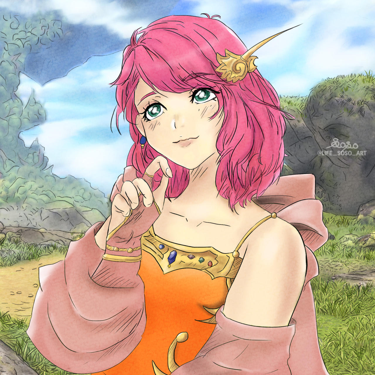 Lenna Final Fantasy V by lifesosoart on DeviantArt