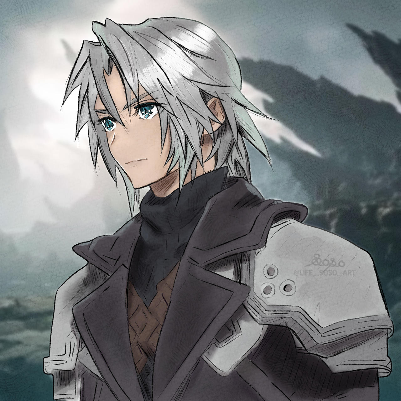 Sephiroth Ever Crisis by lifesosoart on DeviantArt