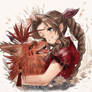 Red and Aerith - Final Fantasy VII