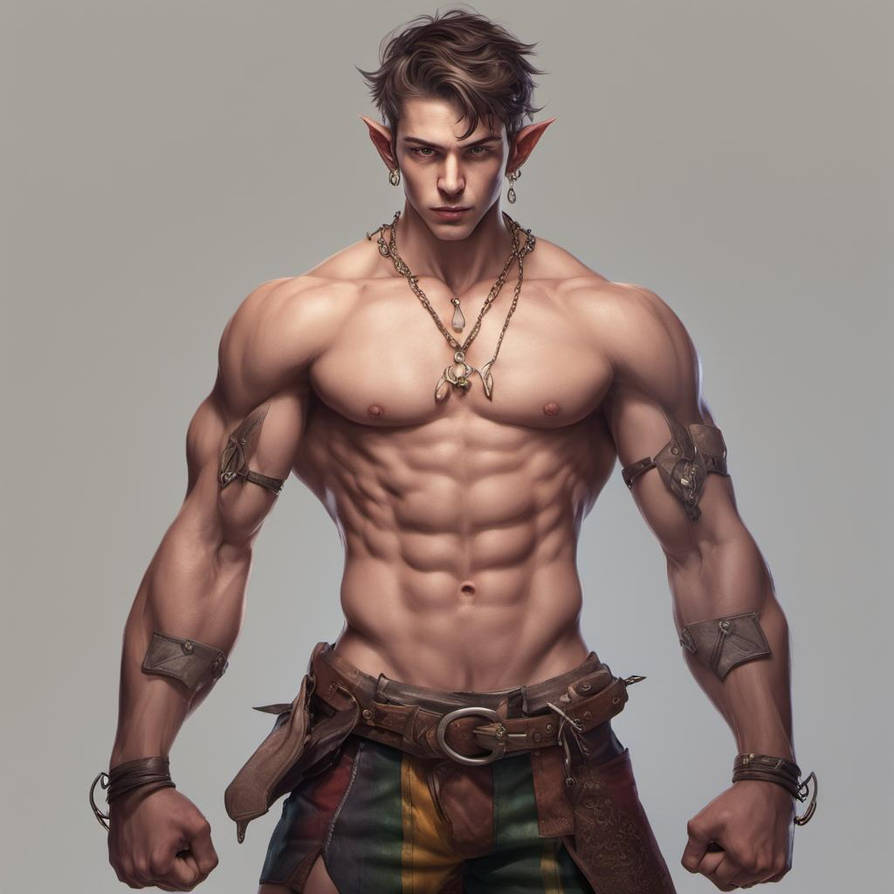 Buff Elf Man An 18 year old male European elf doing bodybuildin by Dikenfrost74 on ...