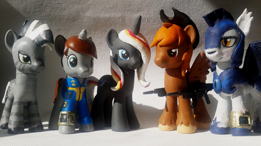 Fallout Equestria Custom Group Photo by Oak23