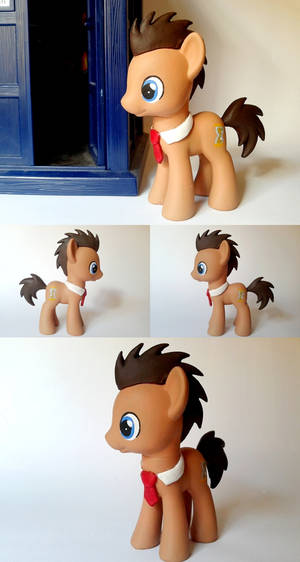 Dr. Whooves w/ Red Tie G4 Custom Pony