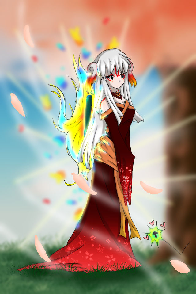 Okami Amaterasu (human form) by silvercress221 on DeviantArt
