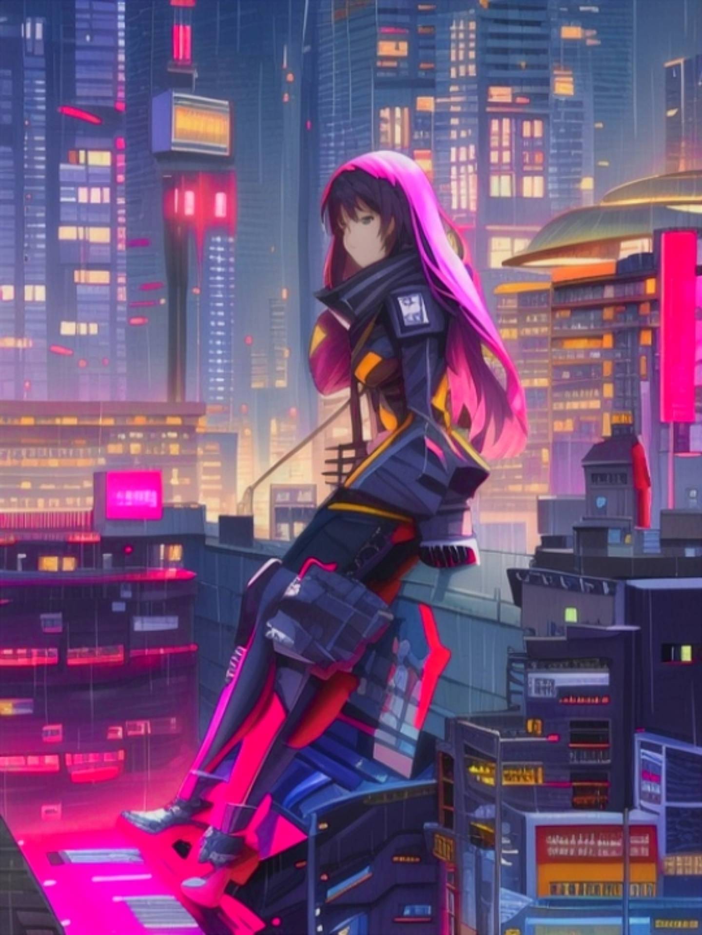 Cyberpunk anime art by killuazoldyck1412 on DeviantArt