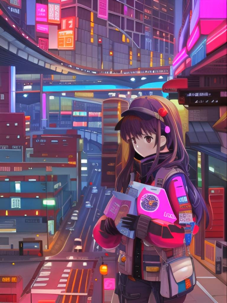 Cyberpunk Anime Wallpaper by Pikswell on DeviantArt