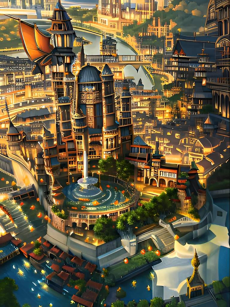 fantasy city art by killuazoldyck1412 on DeviantArt