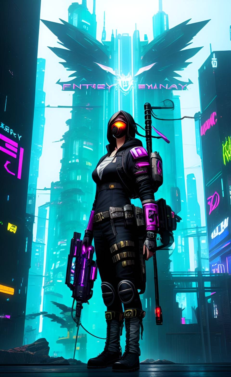 Cyberpunk anime art by killuazoldyck1412 on DeviantArt