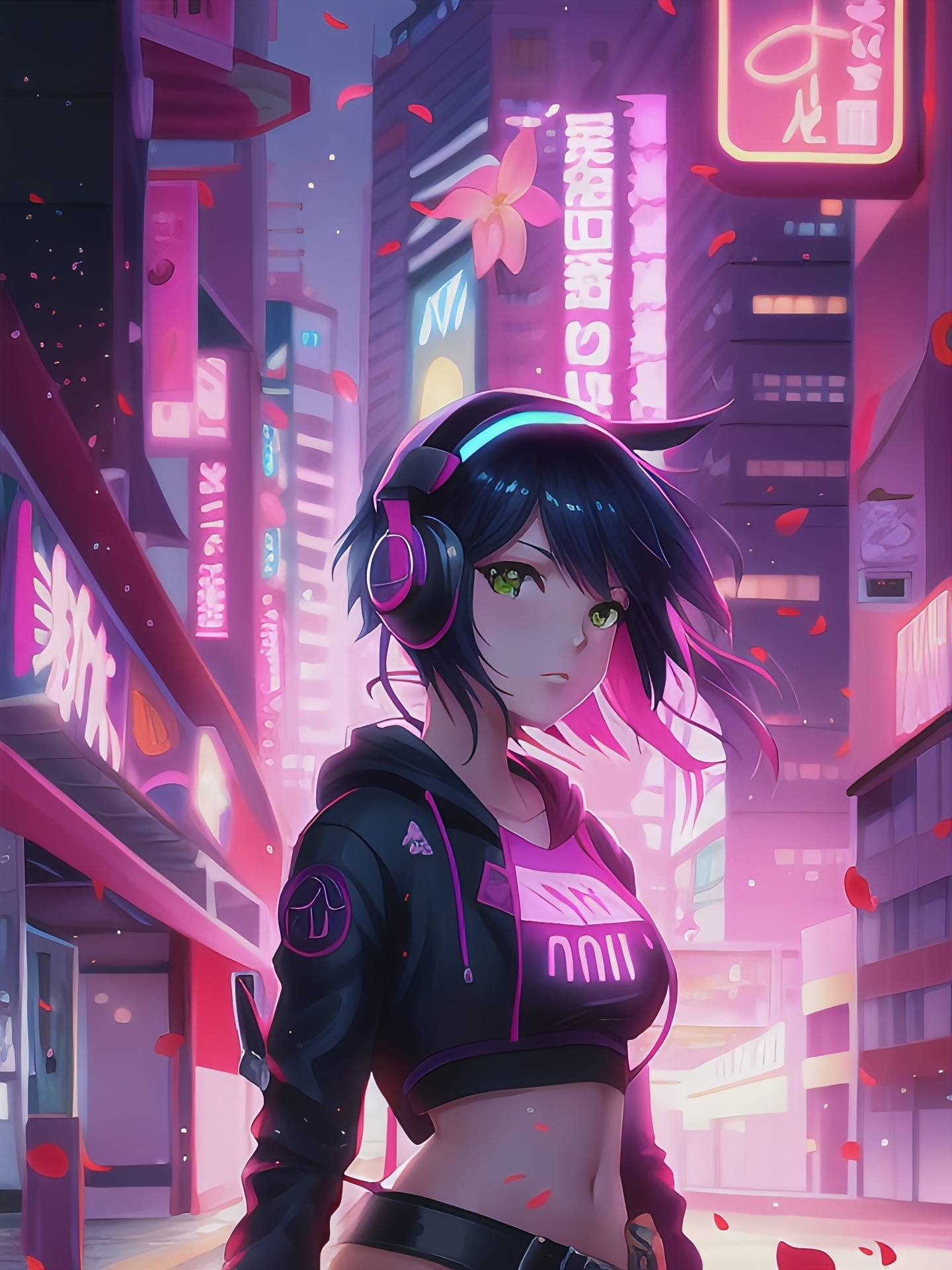 Cyberpunk Anime Wallpaper by Pikswell on DeviantArt