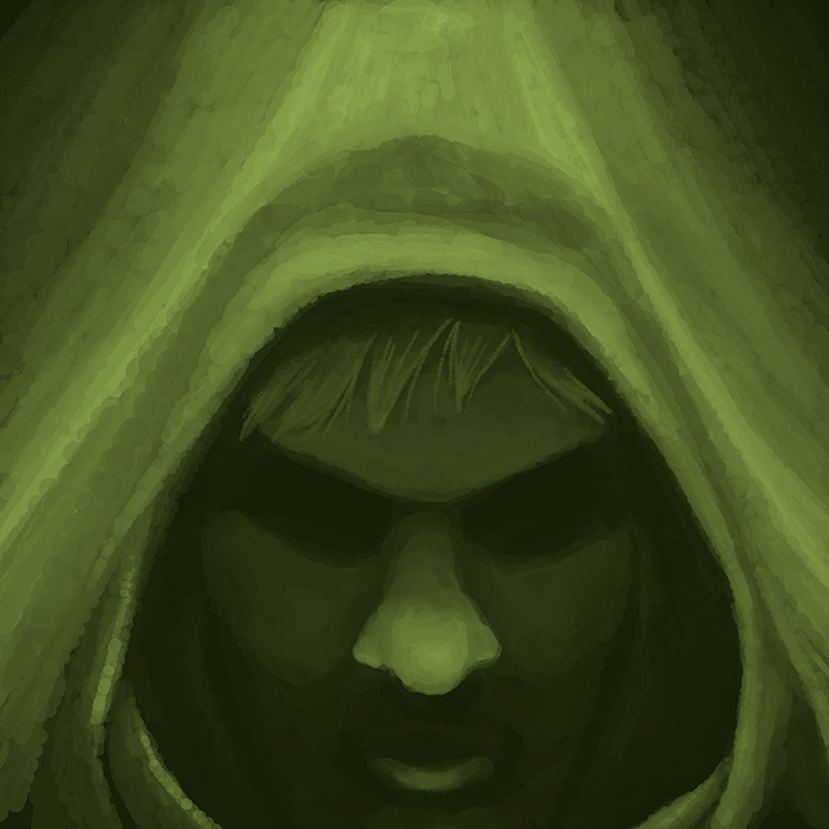 Hooded man