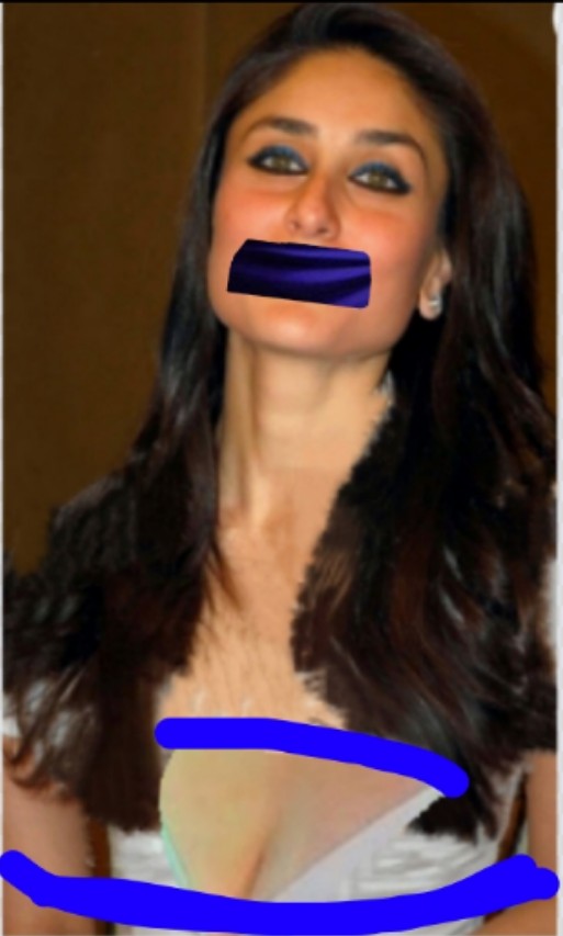 Kareena Kapoor gagged photo edit