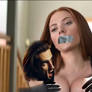 Scarlett johansson gagged