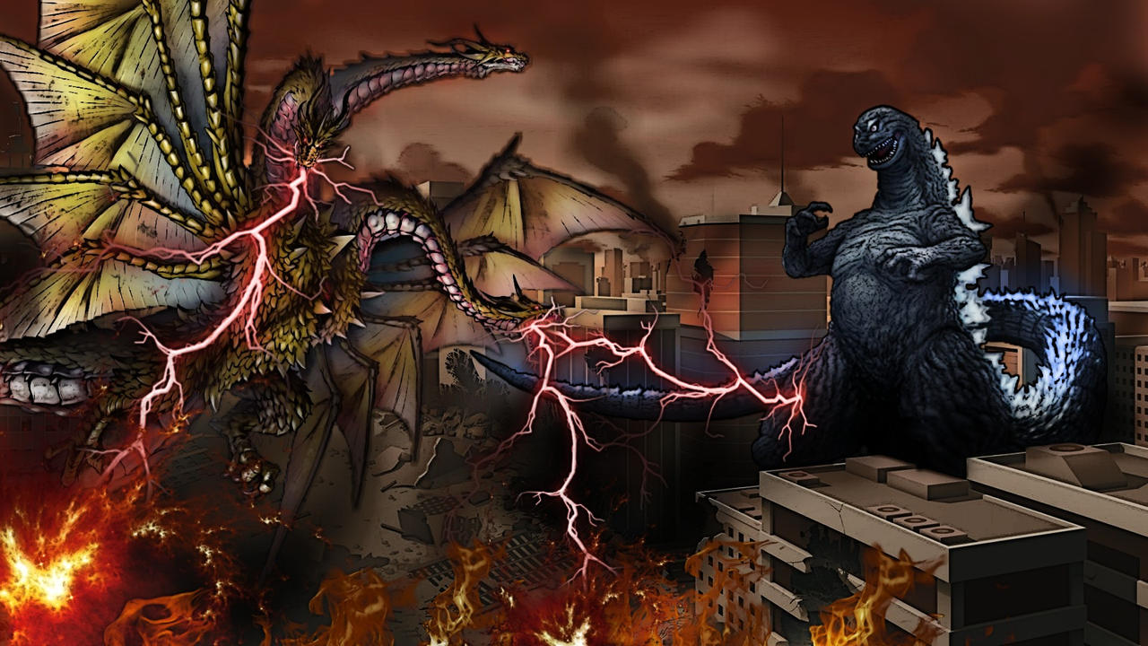 Godzilla Earth Vs King Ghidorah by Lincolnlover1865 on DeviantArt