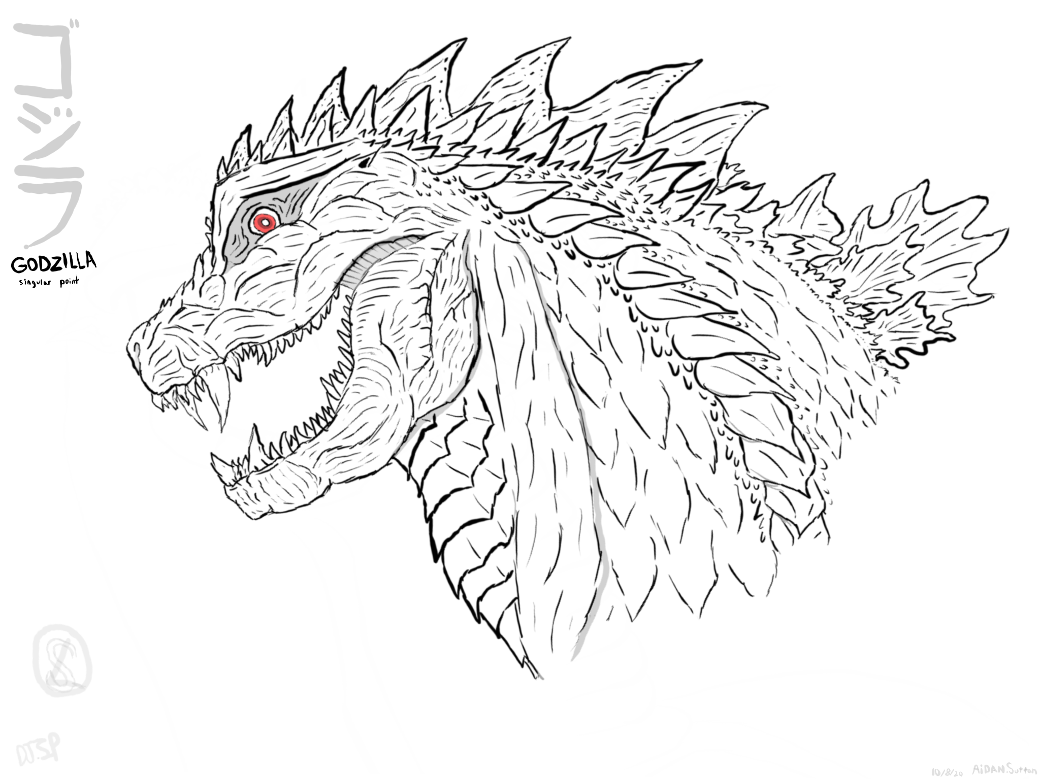 Godzilla Singular Point Art By Lordsuttonofsin On Deviantart