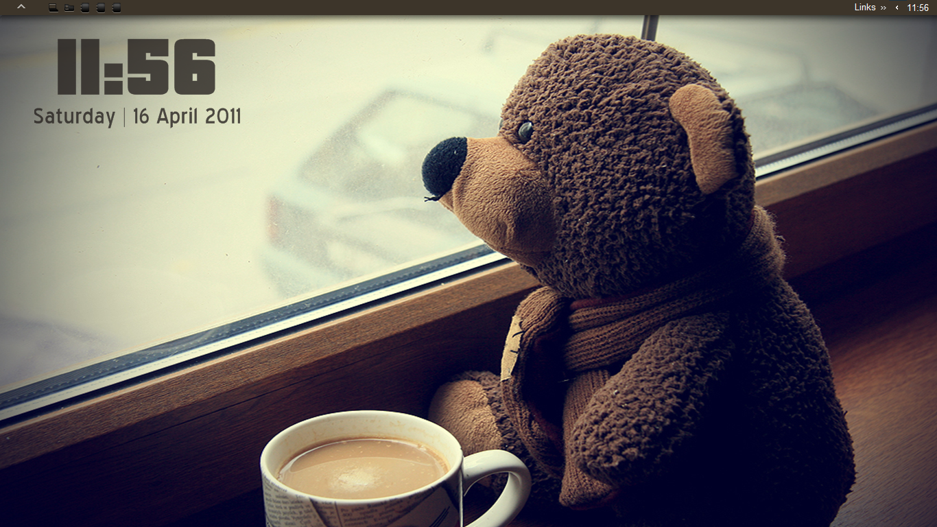 Brown Sad Teddy Desktop